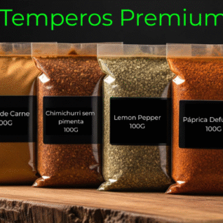 Kit 4 Temperos Premium Naturais – 400g